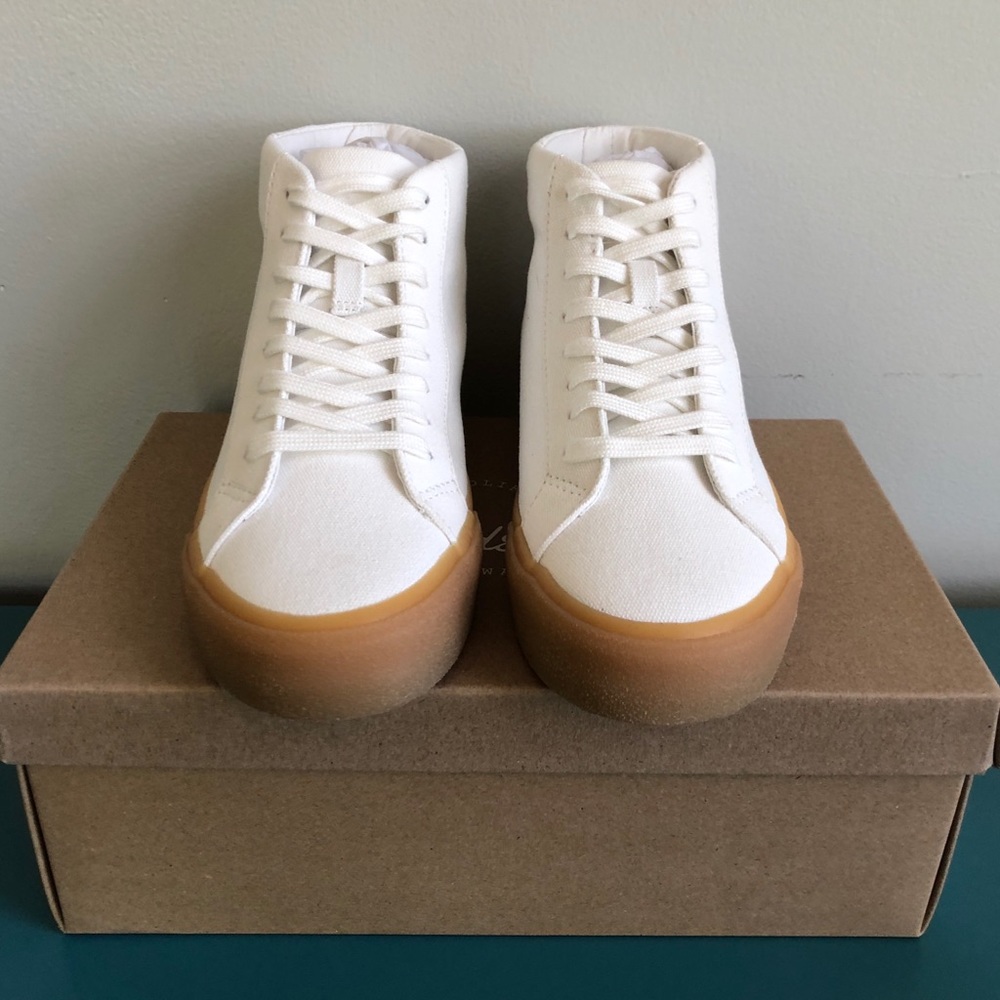 Madewell Sidewalk High-Top Sneakers